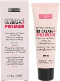 Pupa Milano BB Cream + Primer For Combination To Oily Skin - 001 Nude -Cosmeticawinkel 888x1200