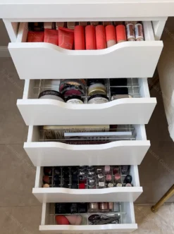 Jumanah® Collections - "Sorted" Large Lip Set - Make Up Organizer - Ladeverdeler - Lade Organizer - Transparant - Acryl - Kunststof - Ikea Alex 5 Ladeblok -Cosmeticawinkel 893x1200 4