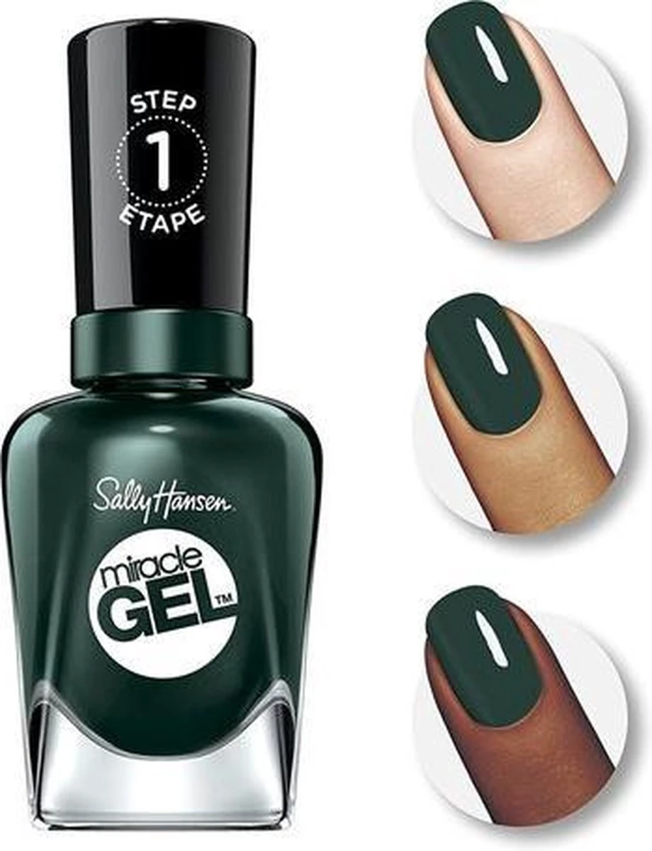 Sally Hansen Miracle Gel Nail Polish - 676 Jealous Boyfriend 2 Sally Hansen Miracle Gel Nail Polish - 676 Jealous Boyfriend - Afbeelding 2