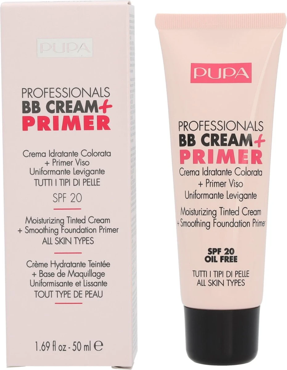 Pupa Milano Professionals BB Cream + Primer - 002 Sand 4 Pupa Milano Professionals BB Cream + Primer - 002 Sand - Afbeelding 4
