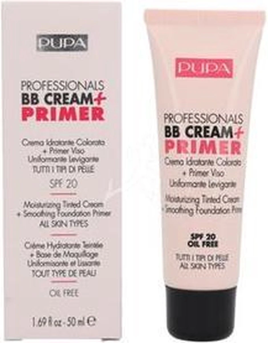 Pupa Milano Professionals BB Cream + Primer - 002 Sand 3 Pupa Milano Professionals BB Cream + Primer - 002 Sand - Afbeelding 3
